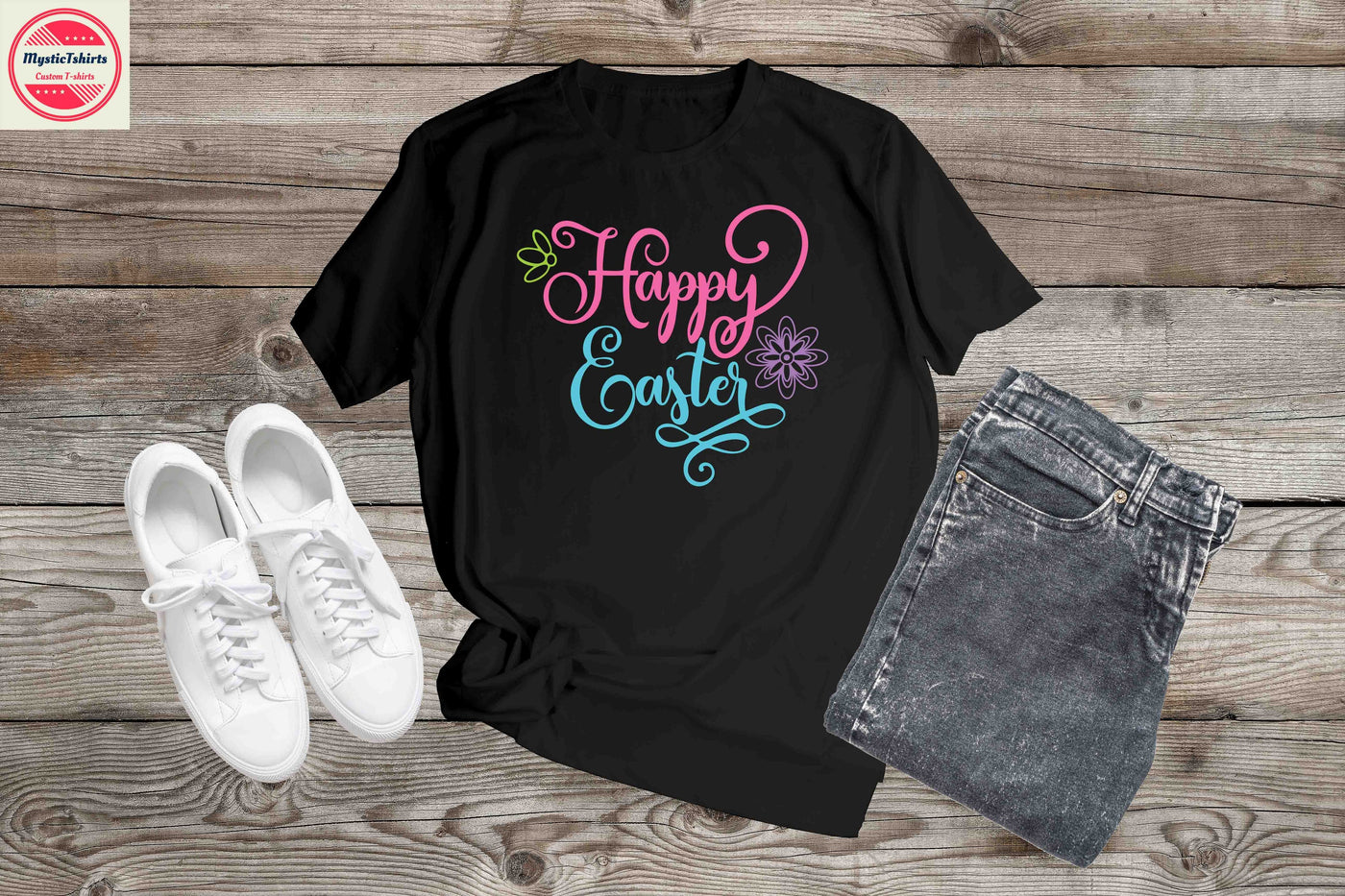 183. Happy Easter, Custom Made Shirt, Personalized T-Shirt, Custom