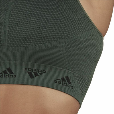 Sports Bra Adidas Aeroknit Olive