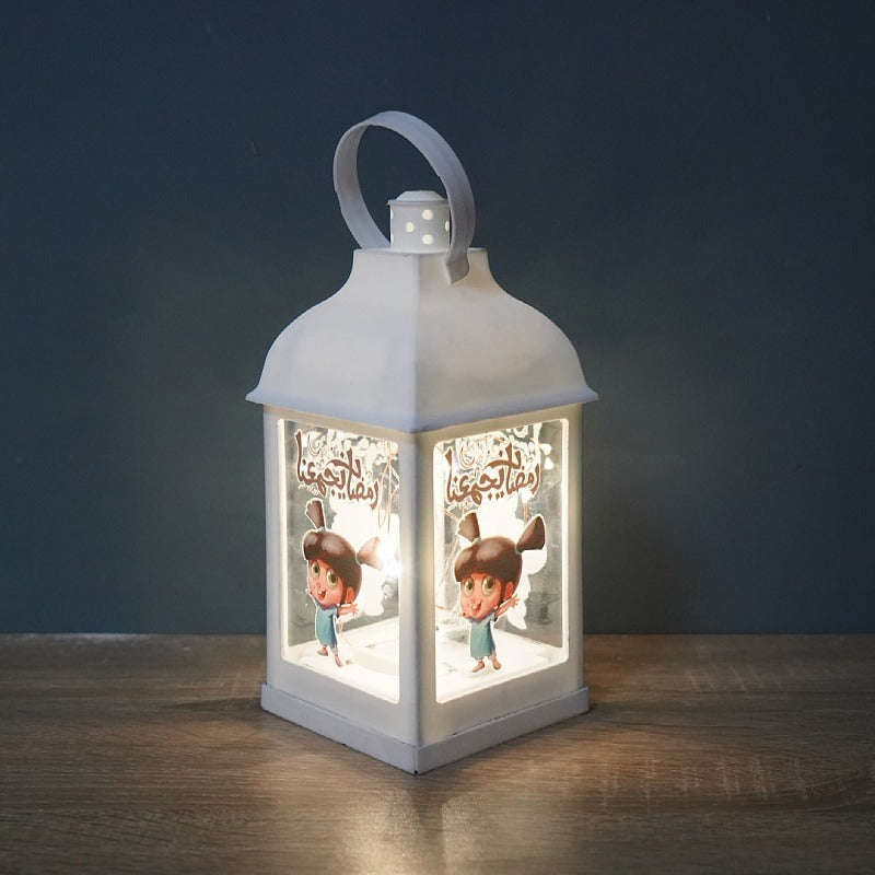 Wind Lantern Plastic Decoration For Eid