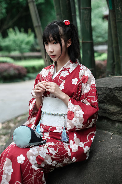 Japanese kimono yukata women dress kimono