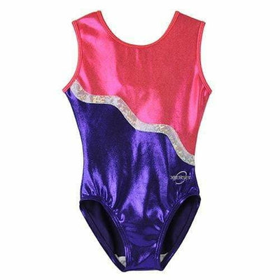 O3GL018 Obersee Girls Gymnastics Leotards One-Piece Athletic