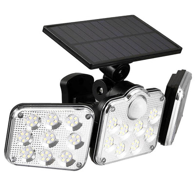 3 Adjustable Heads 270° Wide Angle Illumination Solar Lights Outdoor