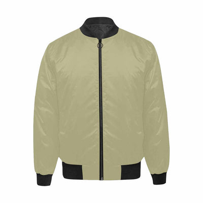 Mens Jacket, Sage Green And Black Bomber Jacket