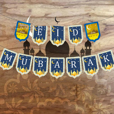 Muslim Eid Al Fitr Party Decorative Letters Set