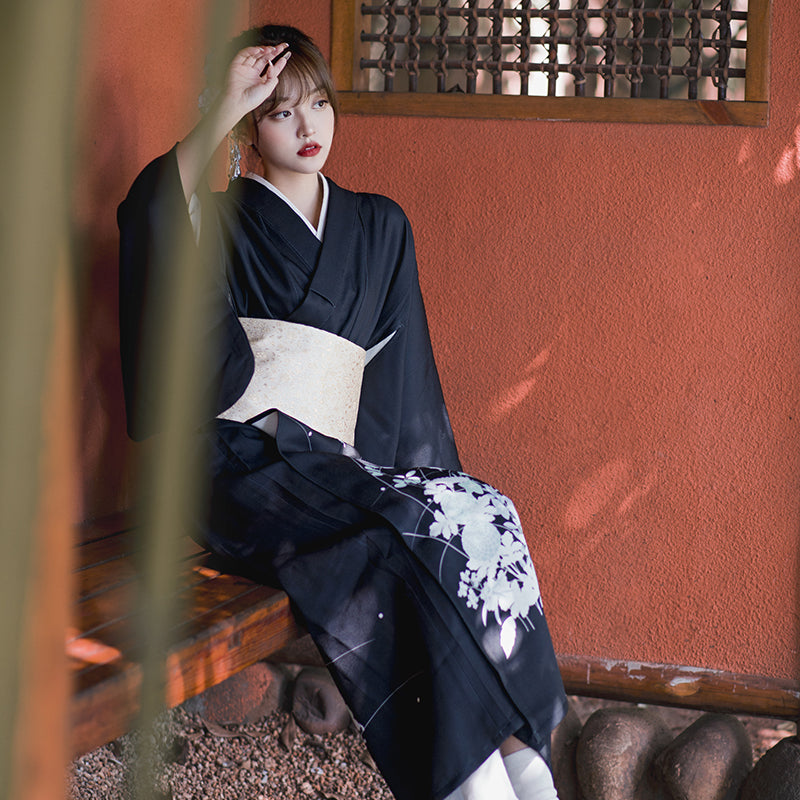 Ladies Fashion Personality Yukata Retro Dress