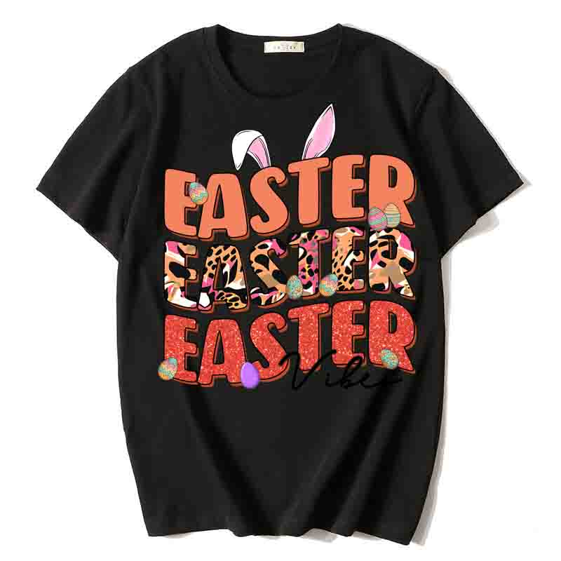 Personalized Easter Cotton T-Shirt - Fast Delivery