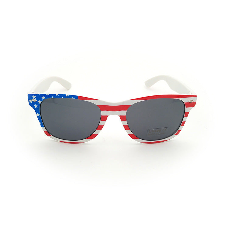 European and American rice nail flag glasses dance party party American flag glasse