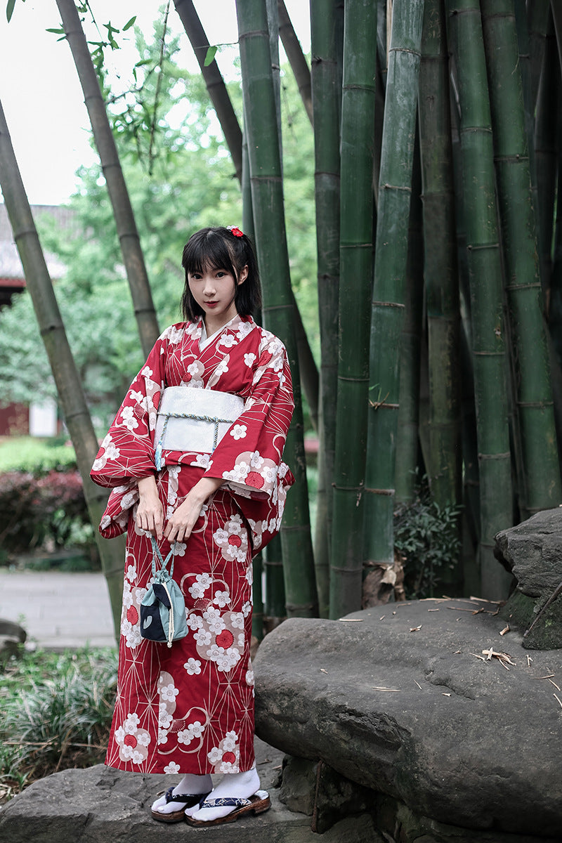 Japanese kimono yukata women dress kimono