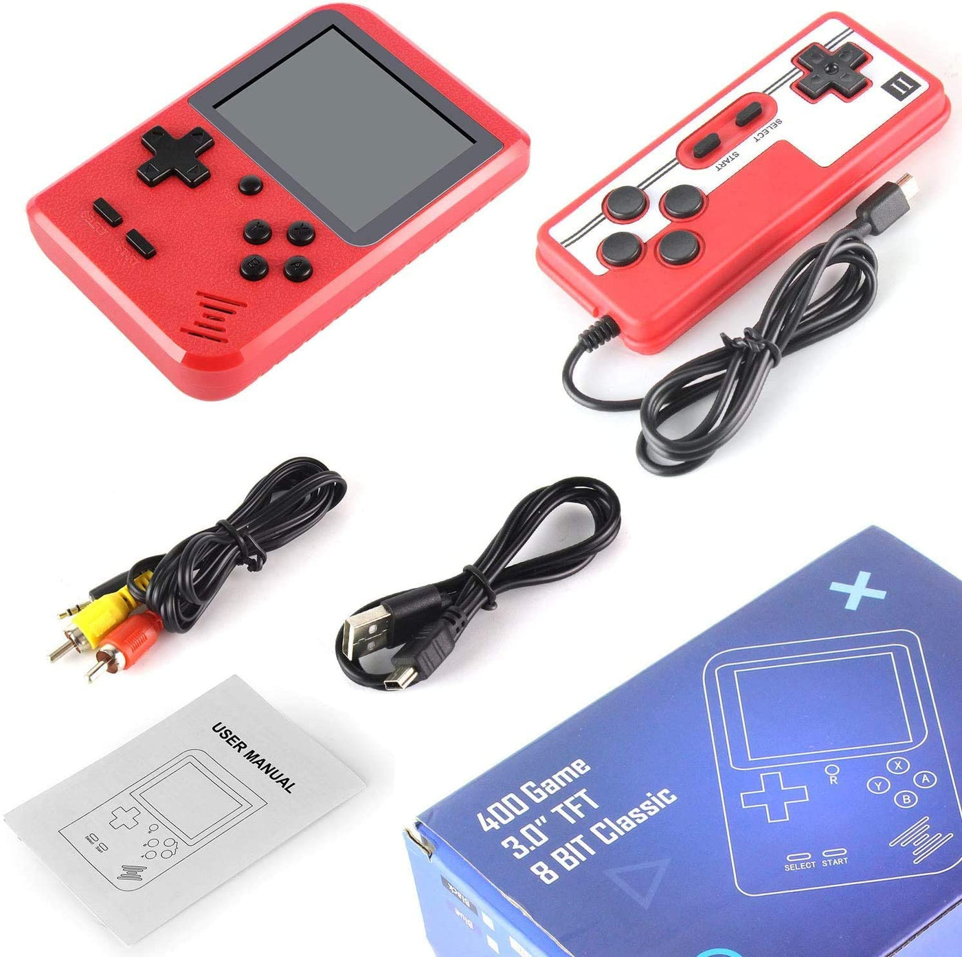 Portable Game Pad With 400 Games Included + Additional Player