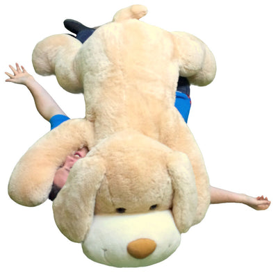 Giant Stuffed Puppy Dog 5 Feet Long Squishy Soft Extremely Large Plush