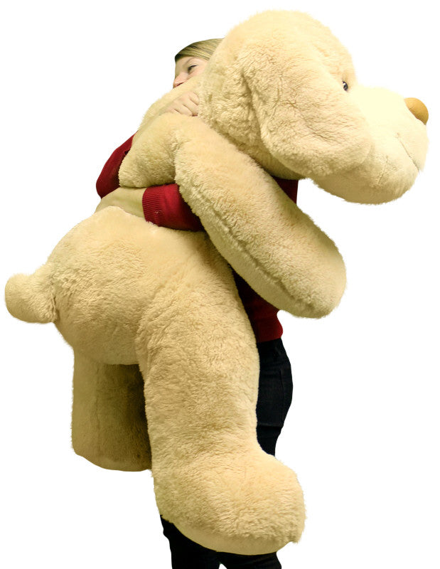 Giant Stuffed Puppy Dog 5 Feet Long Squishy Soft Extremely Large Plush