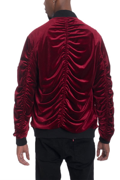 VELOUR BOMBER