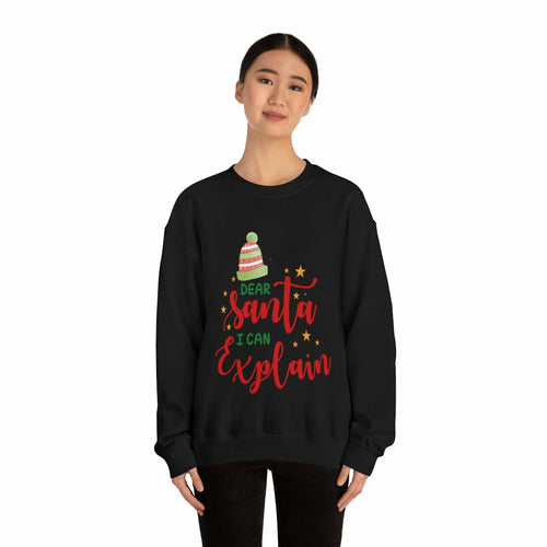 Womens Santa I Can Explain Sweatshirt