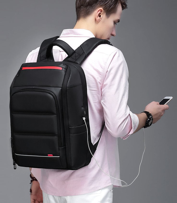 Waterproof Backpack with Multifunctional External USB Port