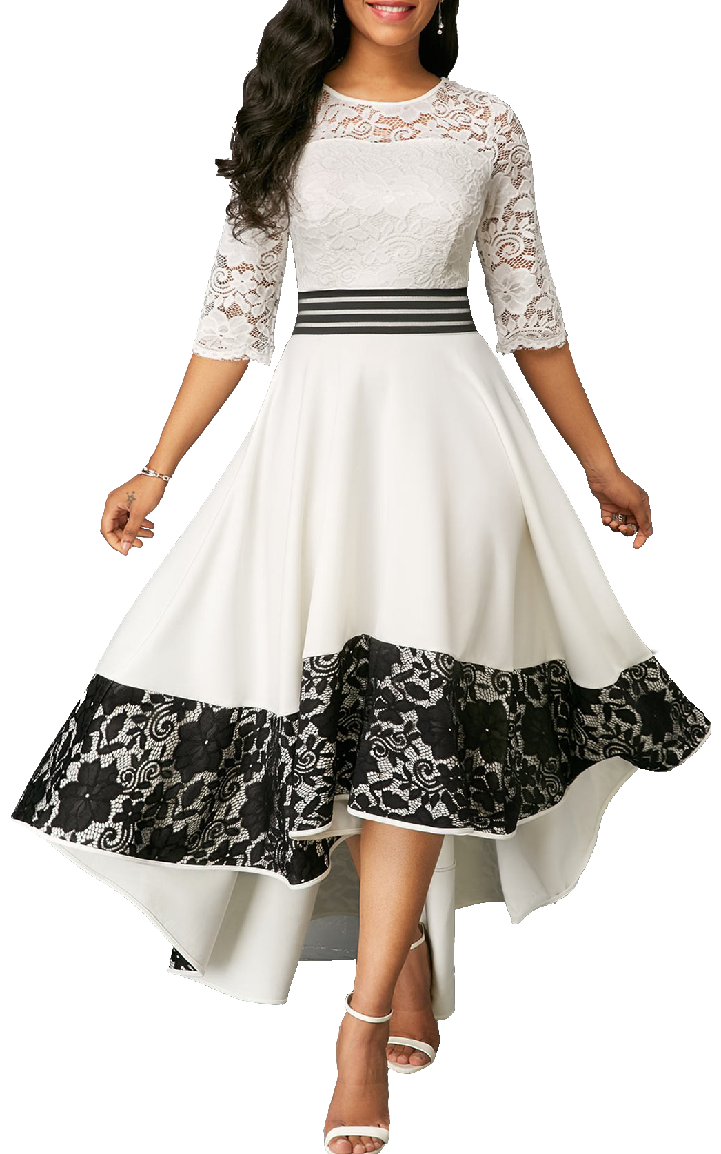 WOMEN DRESS BIANCA - WHITE