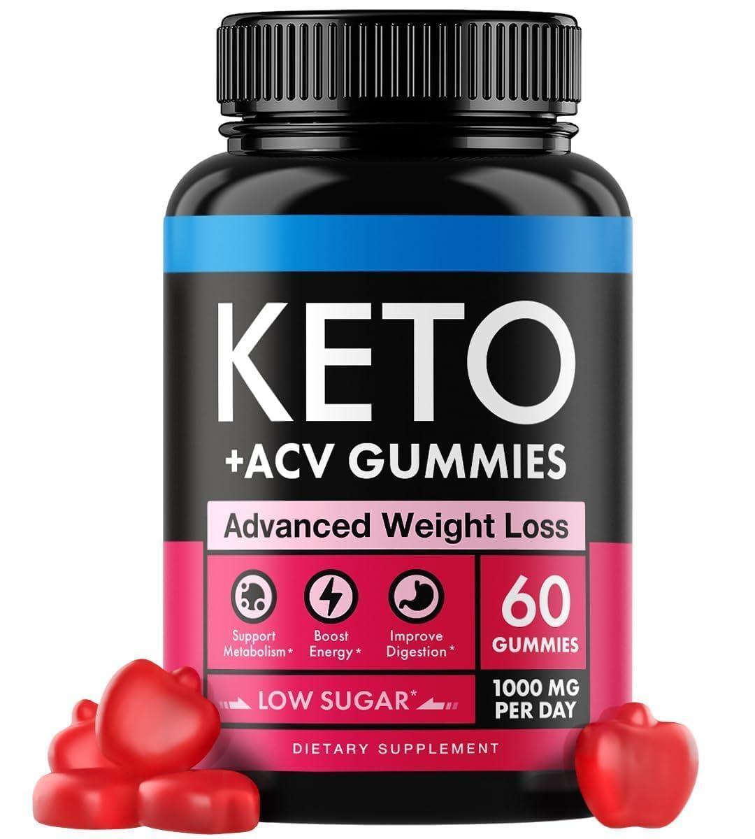 Keto Apple Cider Vinegar Gummies 1000mg   Well Digested ACV Keto