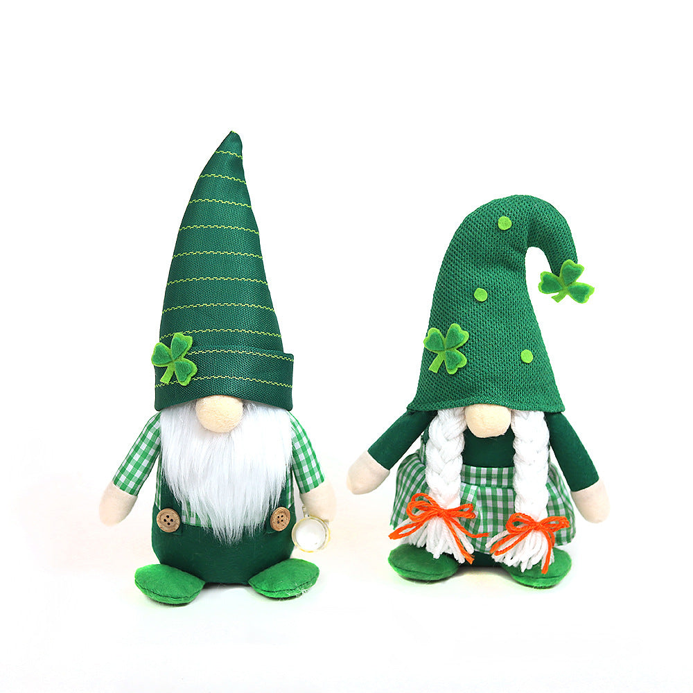 Irish Day Guardian Holy Patrick Forest Man Doll Ornaments Theme Party Decoration