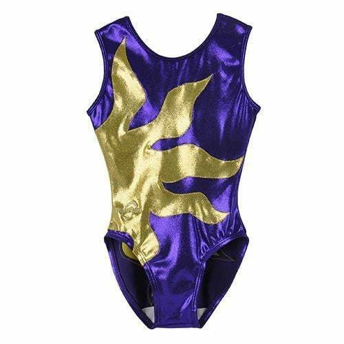 O3GL015 Obersee Girls Gymnastics Leotards One-Piece Athletic