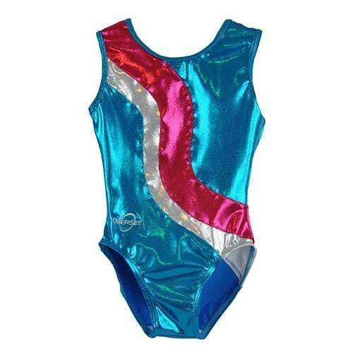 O3GL038 Obersee Girls Gymnastics Leotard One-Piece Athletic Activewear