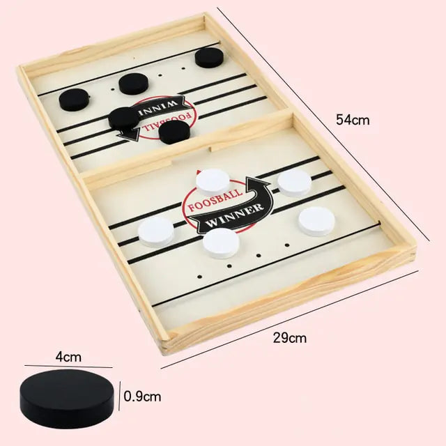 Table Hockey Fast Sling Puck Board Game