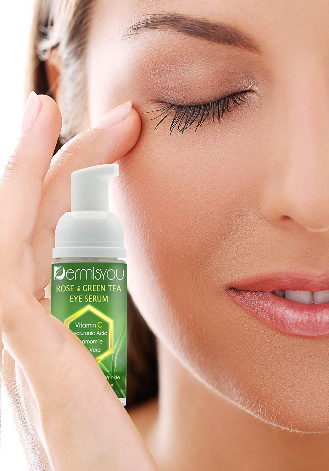 Anti-Wrinkle Eye Serum with Green Tea & Rose Water