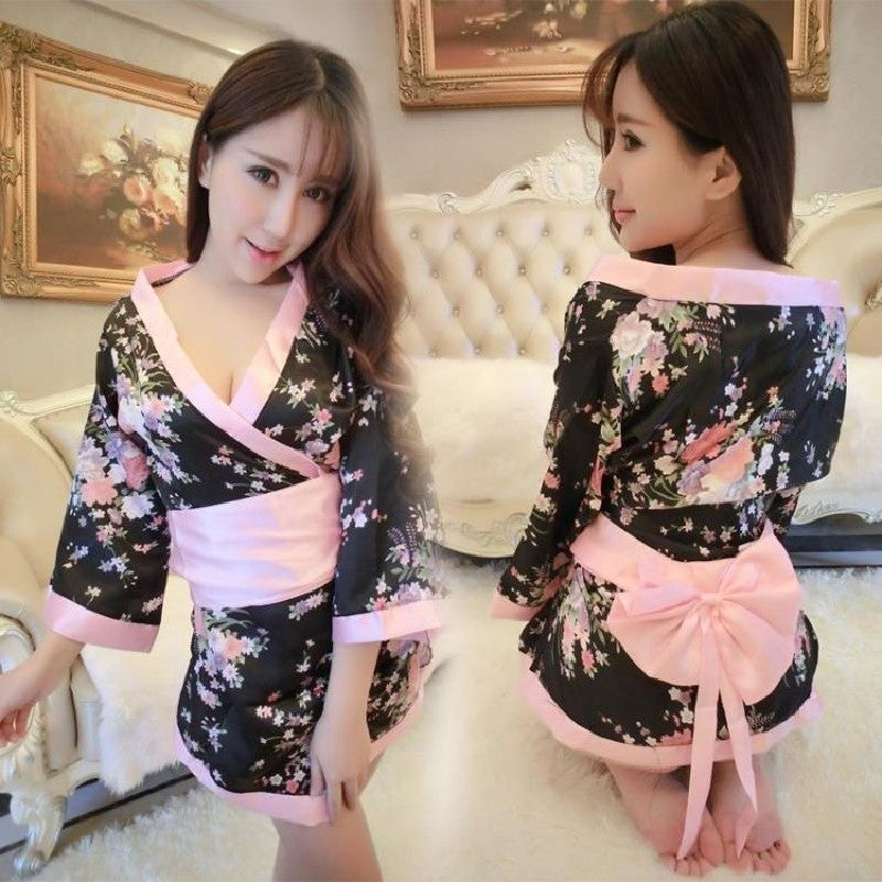 Kimono floral pajamas