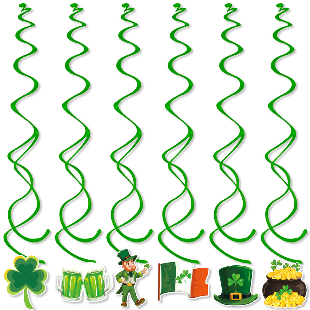 St. Patrick s Day Decorations Lucky Clover Hat Irish Shamrock Banner Cup Plate For happy St.Patricks Day Irish Party