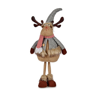 Christmas Reindeer Grey Brown 24 x 63 x 27 cm