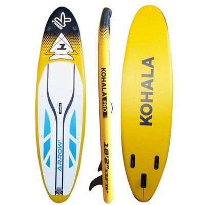 Inflatable Paddle Surf Board with Accessories Kohala Arrow 1 Yellow