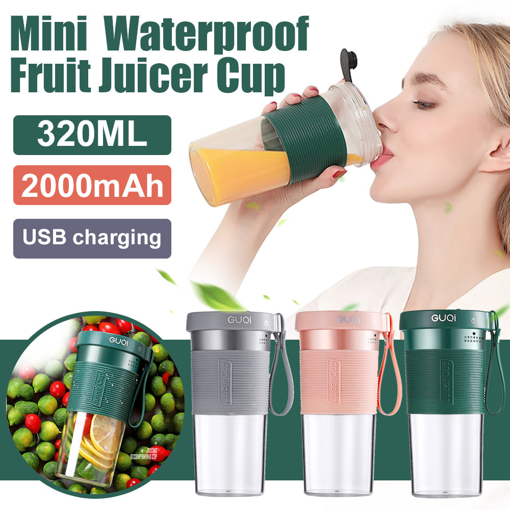 Mini USB Rechargeable Portable Electric Fruit Juicer Kitchen