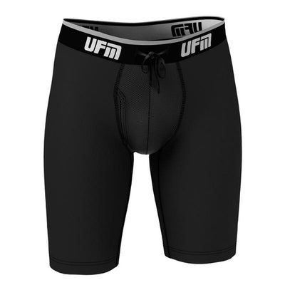 REG Support 9 Inch Boxer Briefs Polyester Available in Black, Gray,