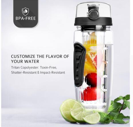 Free Fruit Infuser Juice Shaker Bottle Portable