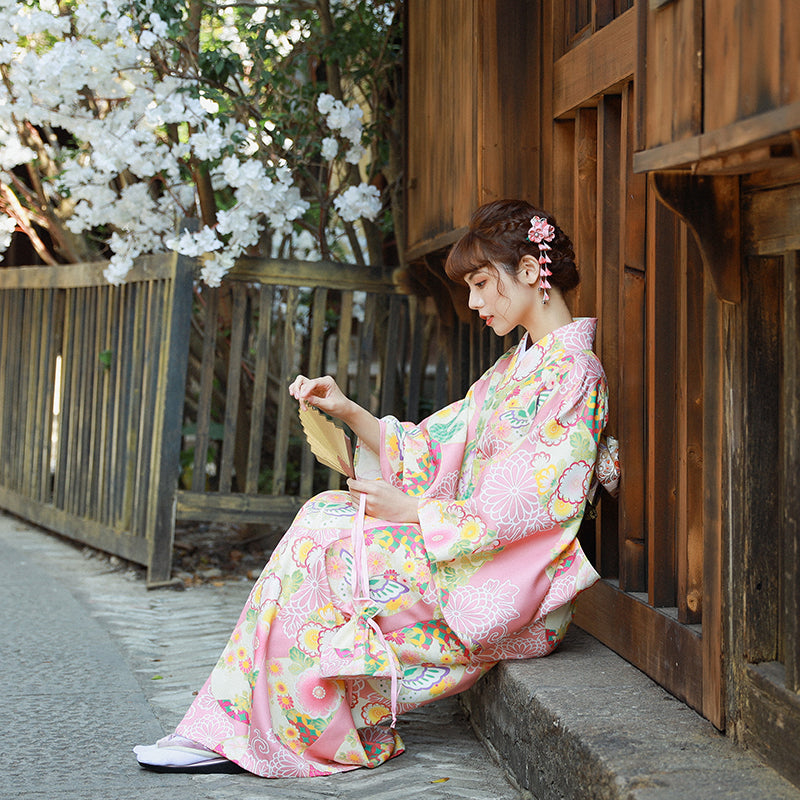 Gods Girl Japanese Style Kimono Sakura Yukata