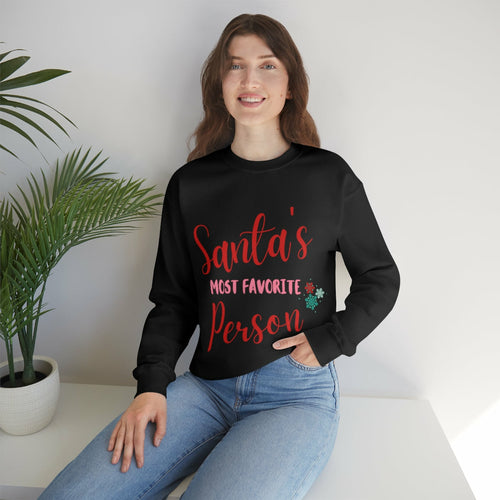 Womens Santa's Favorite Sweatshirt