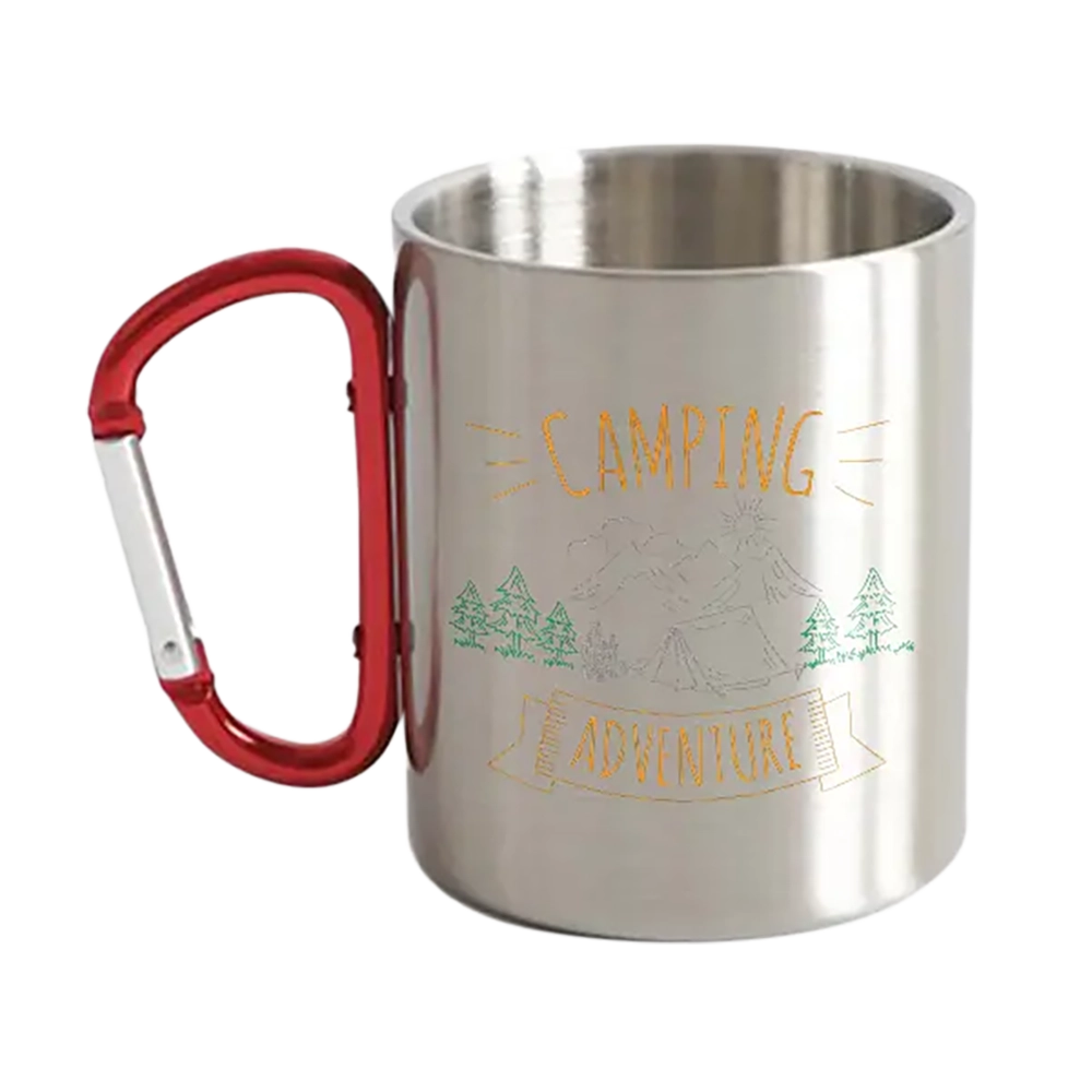 Camping Adventure Carabiner Mug 12oz