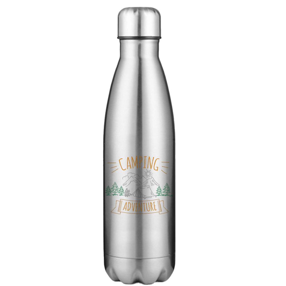 Camping Adventure Stainless Steel Water Bottle