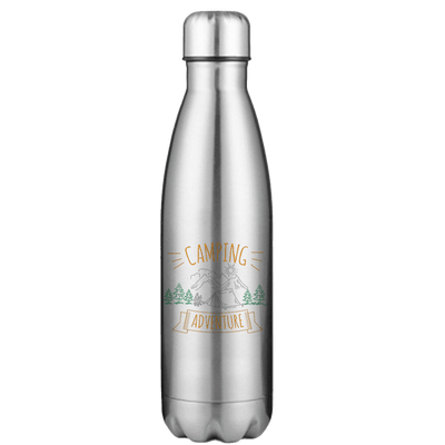 Camping Adventure Stainless Steel Water Bottle