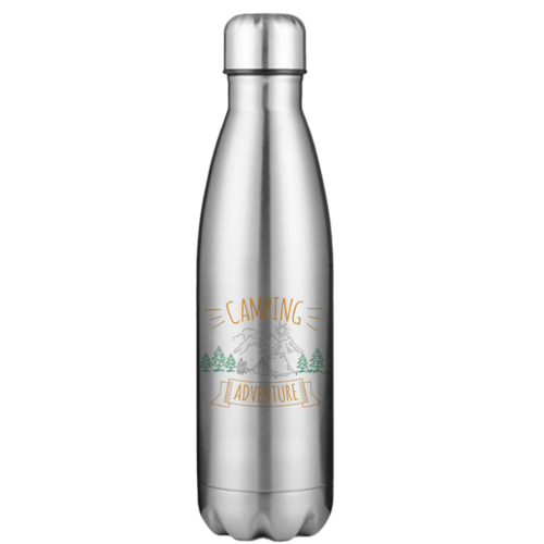 Camping Adventure Stainless Steel Water Bottle