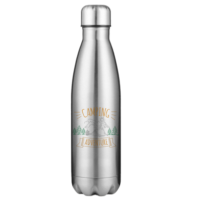 Camping Adventure Stainless Steel Water Bottle