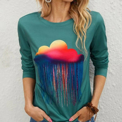 Crew Neck Blouse Streetwear T-Shirt