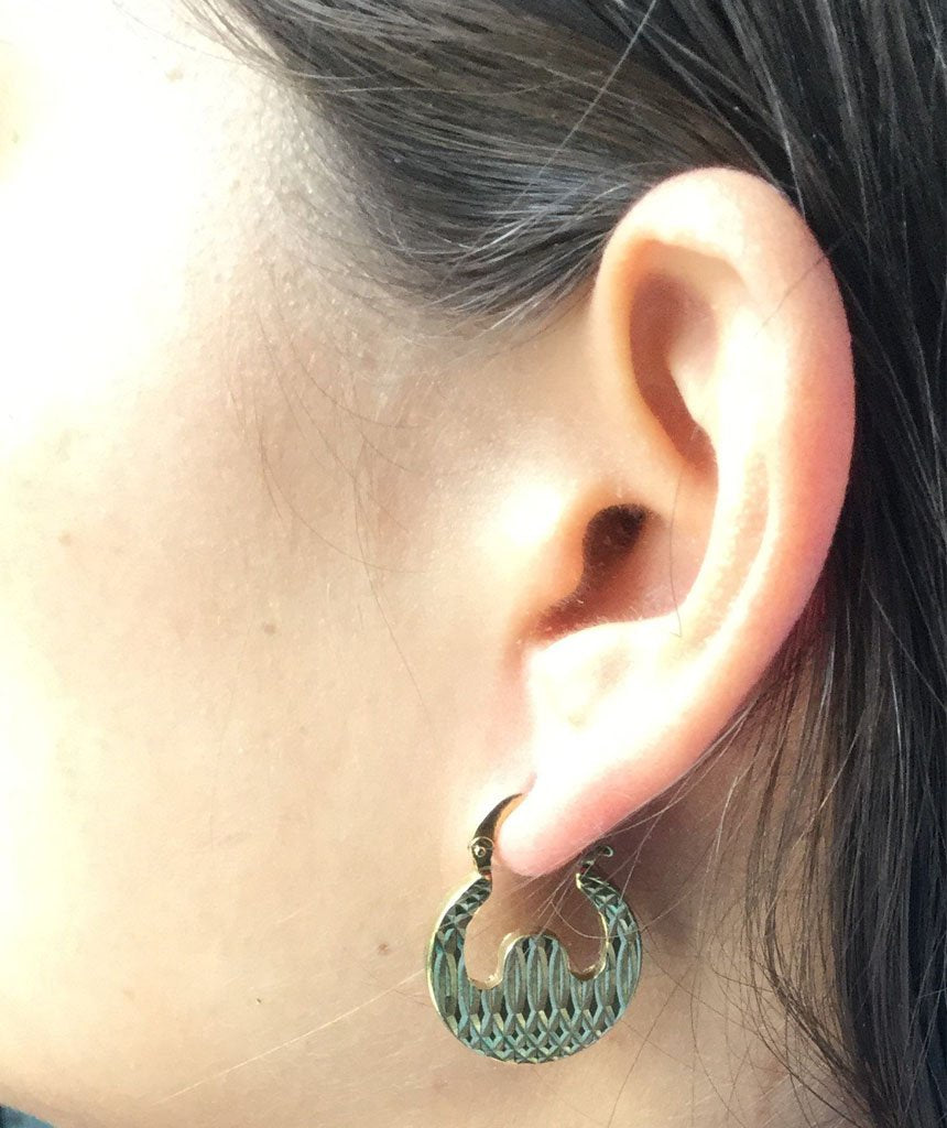 Circle Baggy Earrings