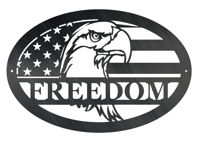 Freedom Eagle - Metal Wall Art