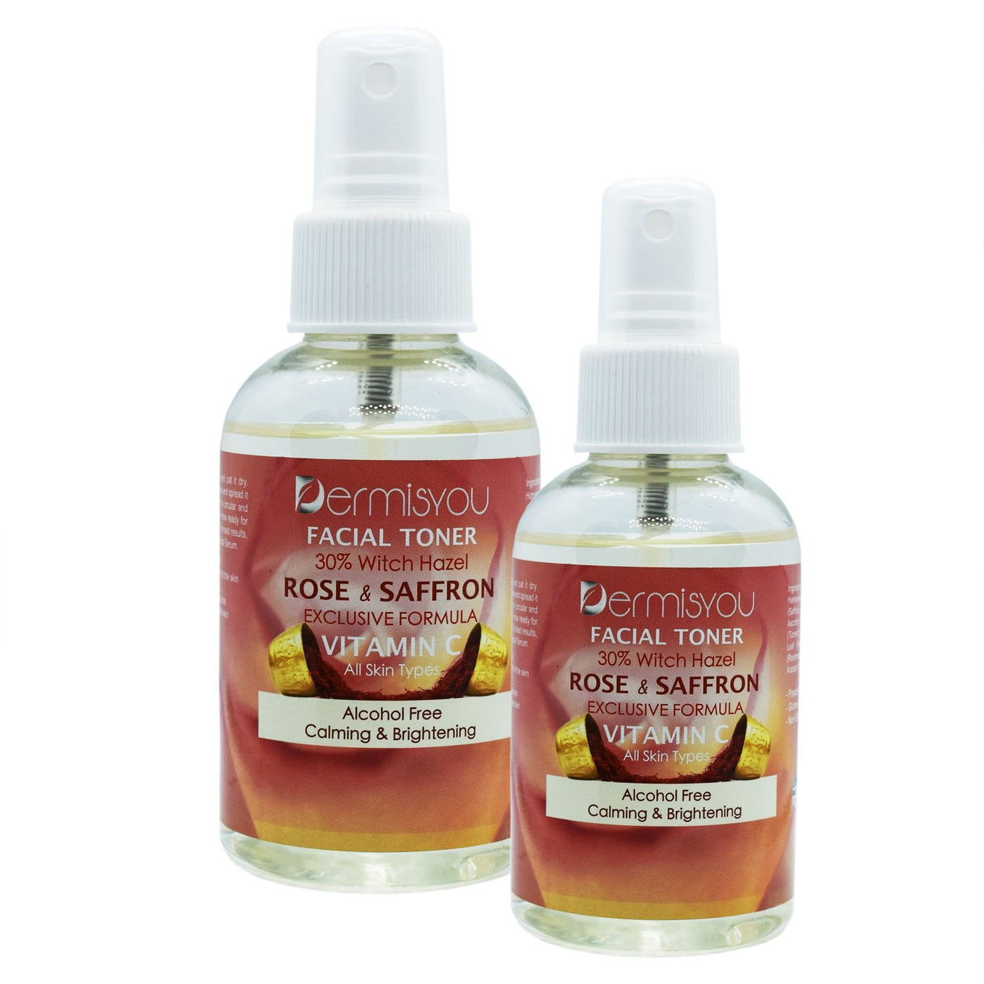 Cleansing & Hydrating Facial Toner with Saffron & Rose Water