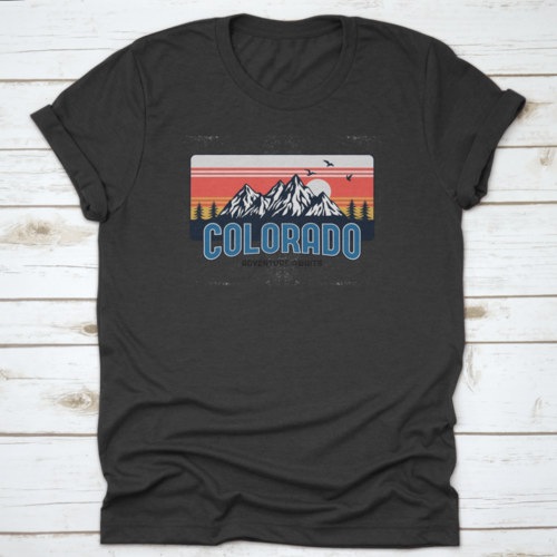 Mountain Illustration, Outdoor Adventure. Vector Graphic For T Shirt