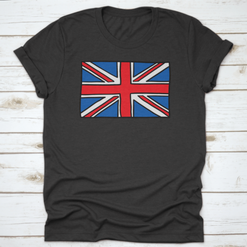 Uk Doodle Flag United Kingdom Shirt