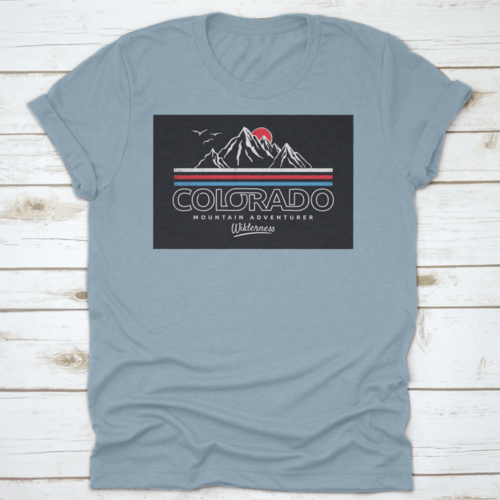 Mountain Illustration, Outdoor Adventure. Vector Graphics For T Shirt