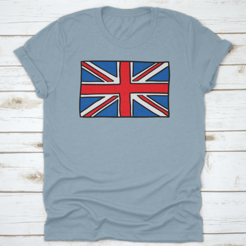 Uk Doodle Flag United Kingdom Shirt