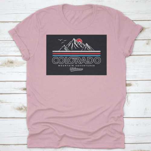 Mountain Illustration, Outdoor Adventure. Vector Graphics For T Shirt