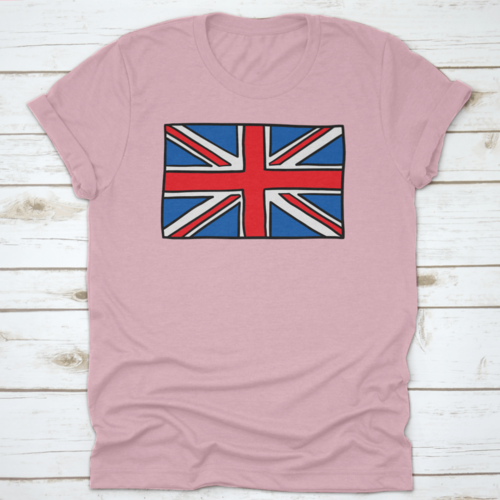 Uk Doodle Flag United Kingdom Shirt
