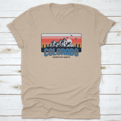 Mountain Illustration, Outdoor Adventure. Vector Graphic For T Shirt